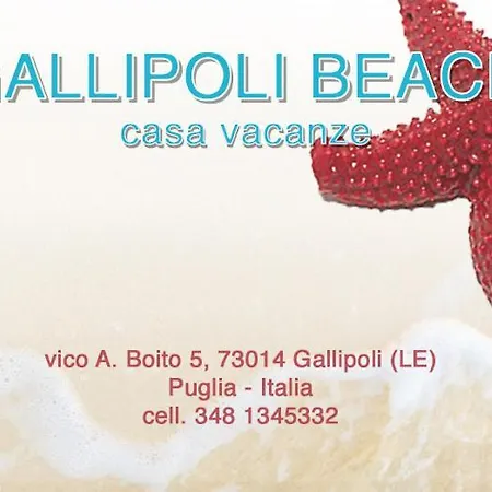 Apartment Gallipoli Beach Gallipoli